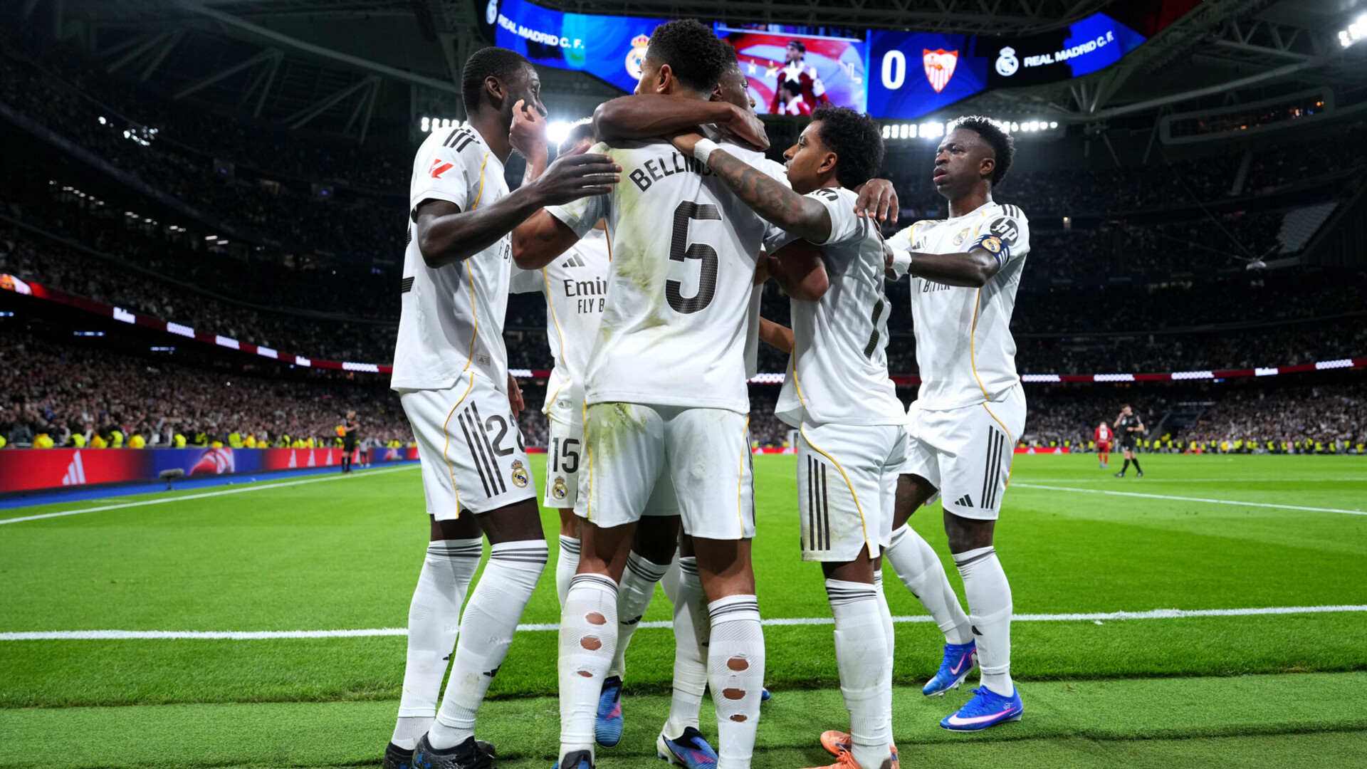 «Реал» победил «Севилью» в матче чемпионата Испании, Мбаппе забил с пенальти